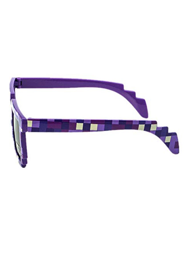 Novelty Retro Gamer Geek Square Sunglasses - Image 2