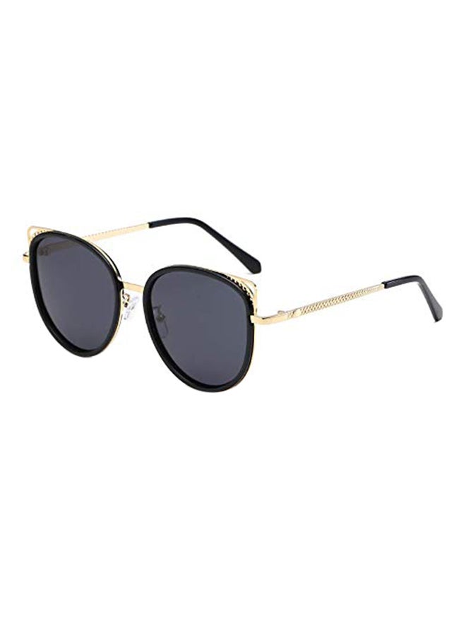Oval UV Protection Metal Sunglasses - Image 2