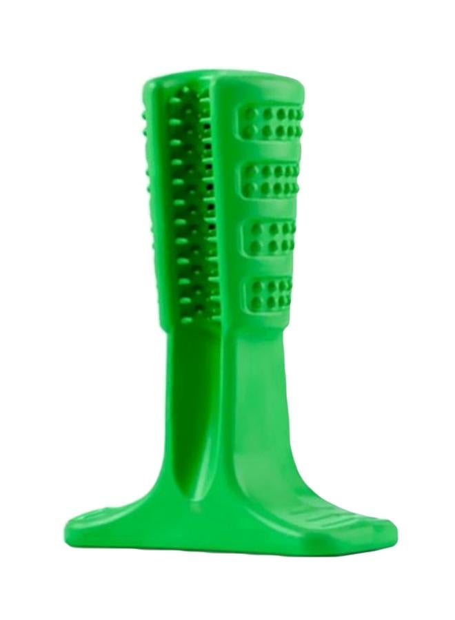 Silicone Bristle Toothbrush Green
