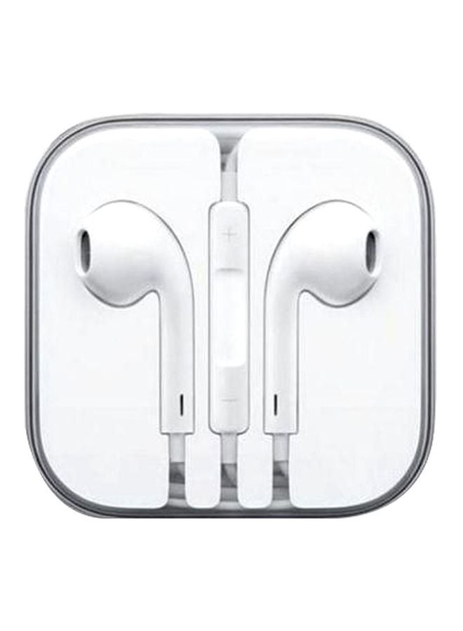 Generic - Wired In-Ear Earphones With Mic For Apple iPhone White - Image 1