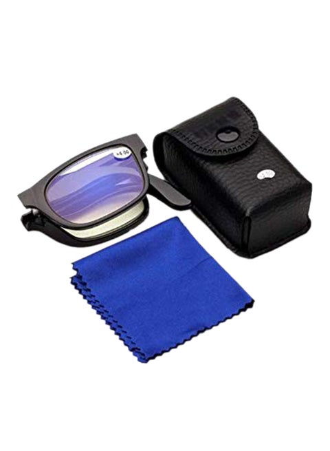 نظارة قراءة بإطار مربع وقابلة للطي