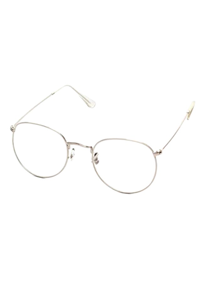 Women's Oval Mirrored Plastic Medical Glasses - Image 2
