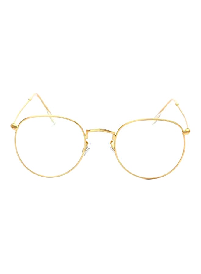 Retro Oval Frames Flat Glasses - Image 1