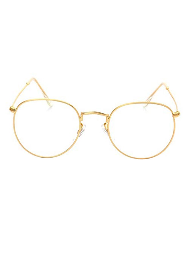 unisex Style Oval Mirrored Alloy Medical Glasses - Image 1