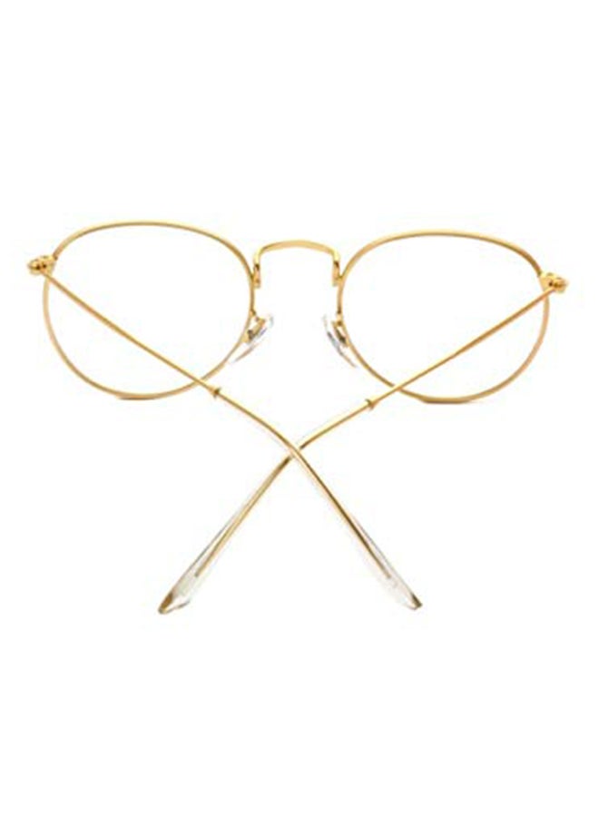 unisex Style Oval Mirrored Alloy Medical Glasses - Image 2
