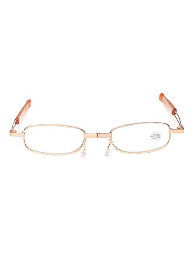 نظارات قراءة بإطار مستطيل وتصميم قابل للطي unisex - Image 1