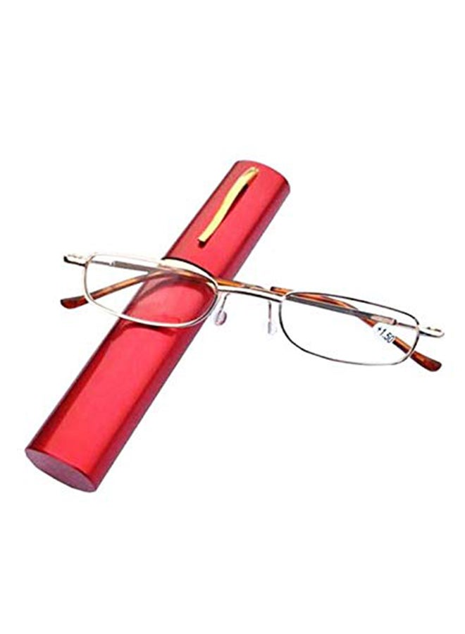 نظارات قراءة بإطار مستطيل وتصميم قابل للطي unisex - Image 2