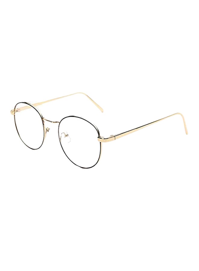 نظارة مسطحة بإطار كلاسيكي مستدير unisex - Image 1