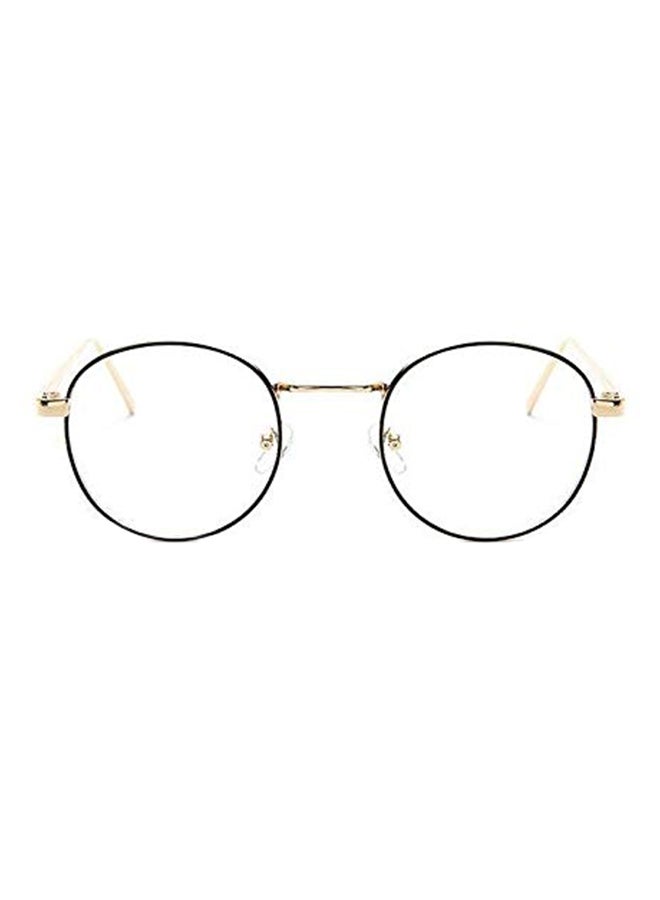 نظارة مسطحة بإطار كلاسيكي مستدير unisex - Image 2