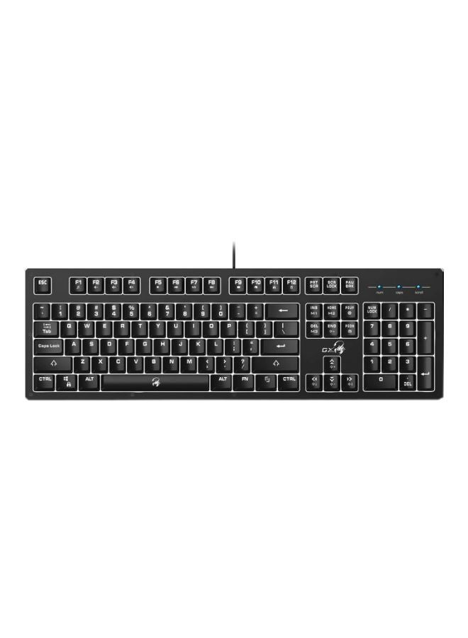 Genius - Gx Scorpion K10 Gaming Keyboard Black - Image 1