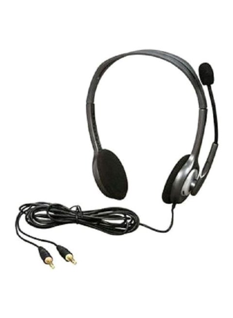 On-Ear Stereo Headphone With Mic Grey/Black