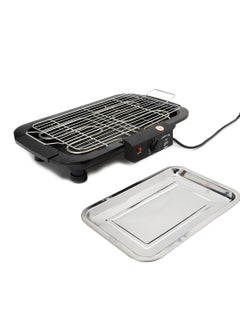 Olympia Electric Adjustable Barbeque Chrome Grill With Automatic Control Thermostat Black/Silver 50x8x34cm  - Image 2