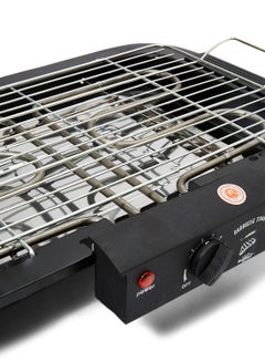 Olympia Electric Adjustable Barbeque Chrome Grill With Automatic Control Thermostat Black/Silver 50x8x34cm  - Image 3