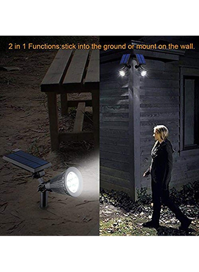 Generic 4-Piece Solar Spot Light Set Black - Image 4