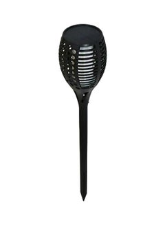 96 LED Solar Path Torch Light Black