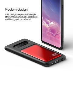 VRS Design Damda High Pro Shield Case Cover For Samsung Galaxy S10 Deep Red  - Image 3