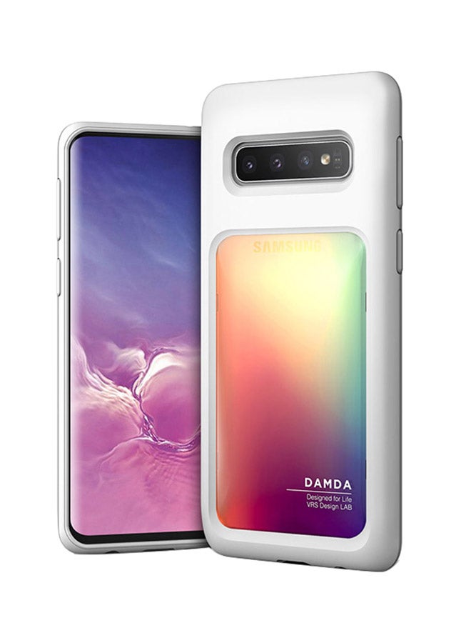 VRS Design Damda High Pro Shield Case Cover For Samsung Galaxy S10 Orange Purple  - Image 1