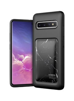 VRS Design Damda High Pro Shield Case Cover For Samsung Galaxy S10 PLUS Black Marble  - Image 1