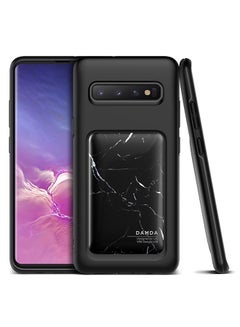 VRS Design Damda High Pro Shield Case Cover For Samsung Galaxy S10 PLUS Black Marble  - Image 5