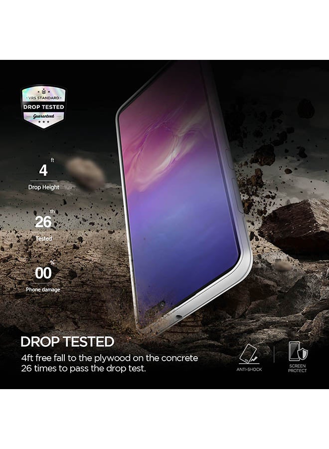 Damda High Pro Shield Case Cover For Samsung Galaxy S10 PLUS Orange Purple