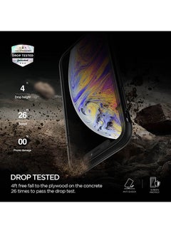 VRS Design Damda High Pro Shield Case Cover For Apple iPhone XS Max Black Marble  - Image 2