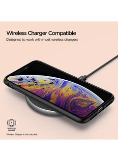 VRS Design Damda High Pro Shield Case Cover For Apple iPhone XS Max Black Marble  - Image 4