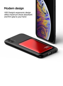VRS Design Damda High Pro Shield Case Cover For iPhone XS Max Deep Red  - Image 3