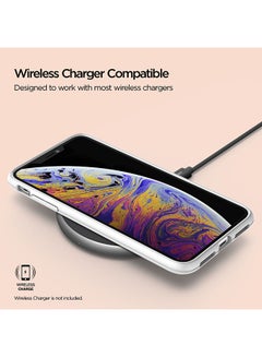 VRS Design Damda High Pro Shield Case Cover For Apple iPhone XS Max White Marble  - Image 4