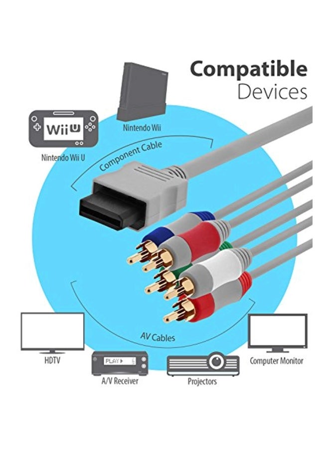 Fosmon HD AV To HDTV/EDTV Cable For Nintendo Wii And Wii U  - Image 4