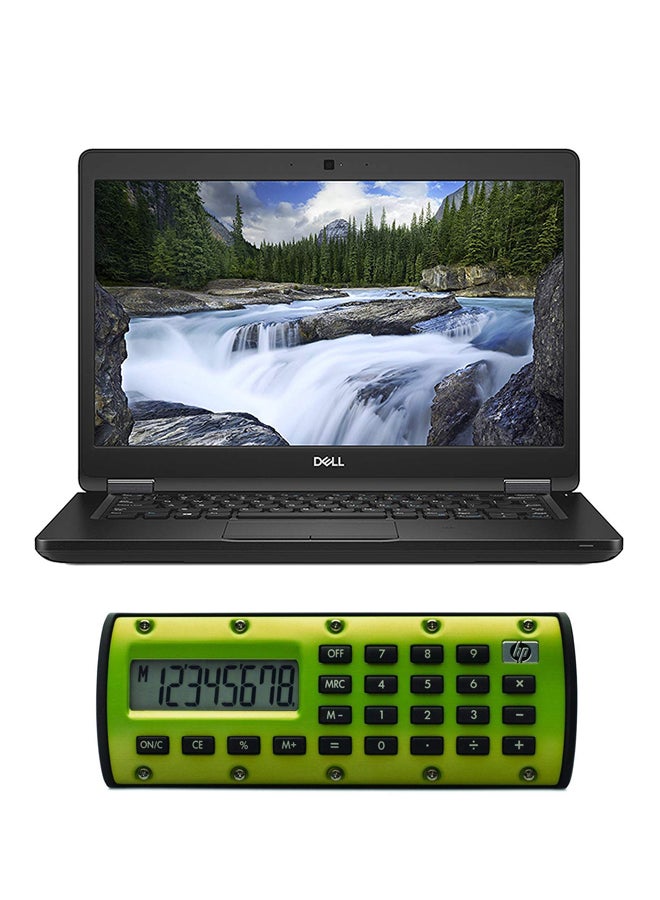 Latitude 5490 With 14-Inch Display,Intel Core i5 Processor/4GB RAM/500GB HDD/Intel UHD Graphics 620 With Calculator Black