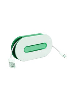 Dotz WrapID USB Charging Cord Green  - Image 1