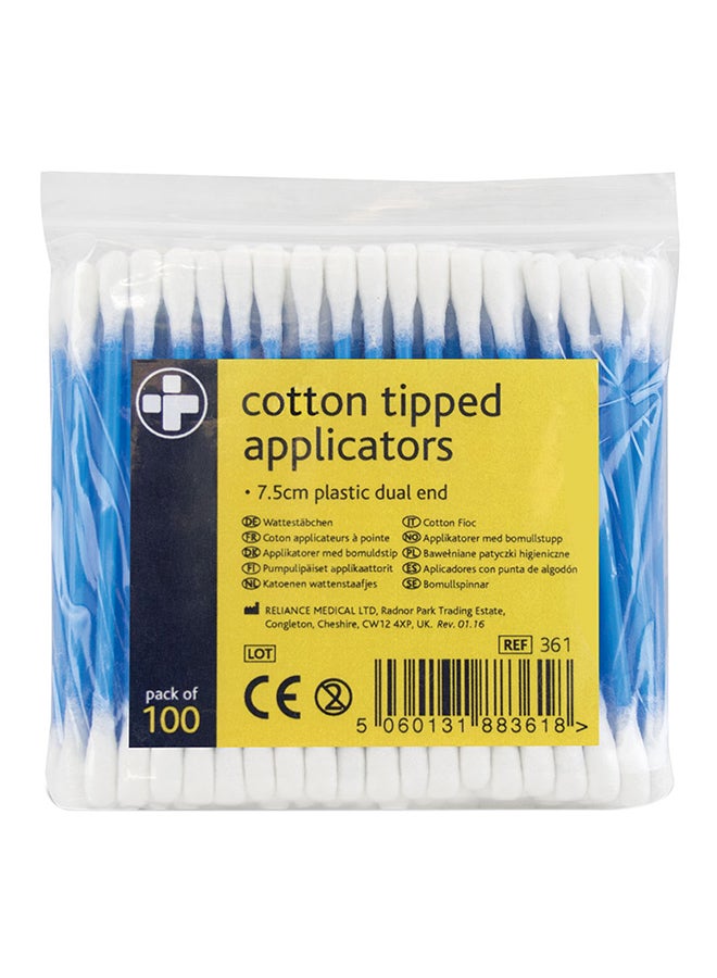 Cotton Tipped Applicators, 100 Piece