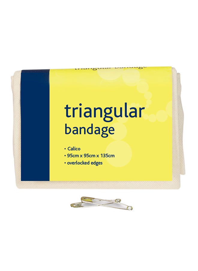 Calico Hemmed Triangular Bandage