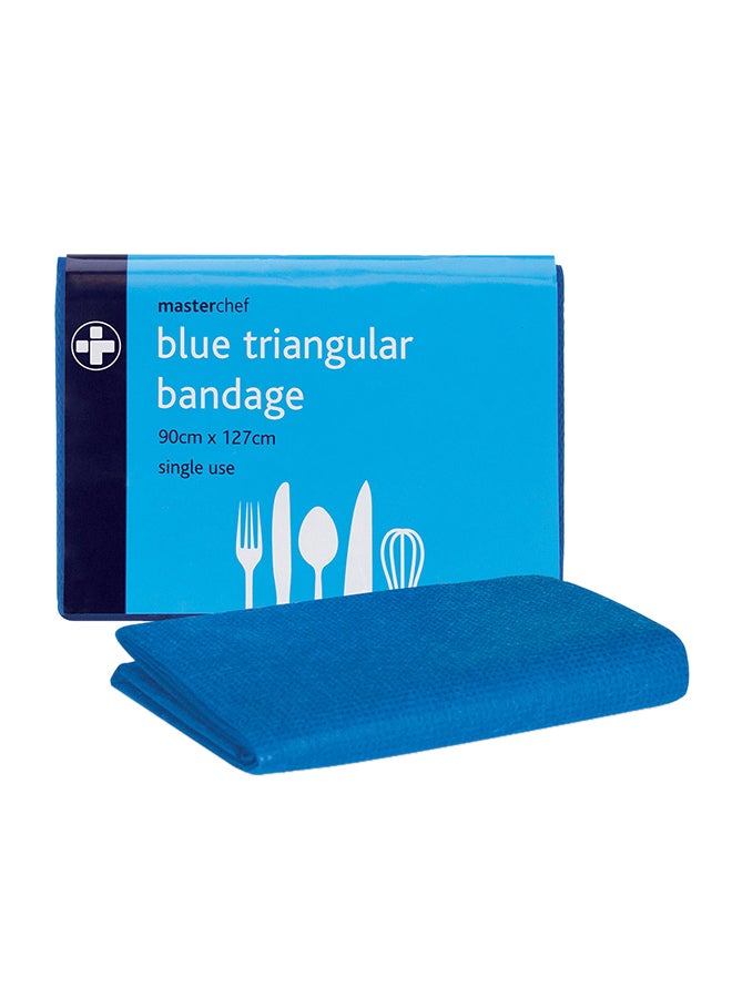 Blue Triangular Bandage