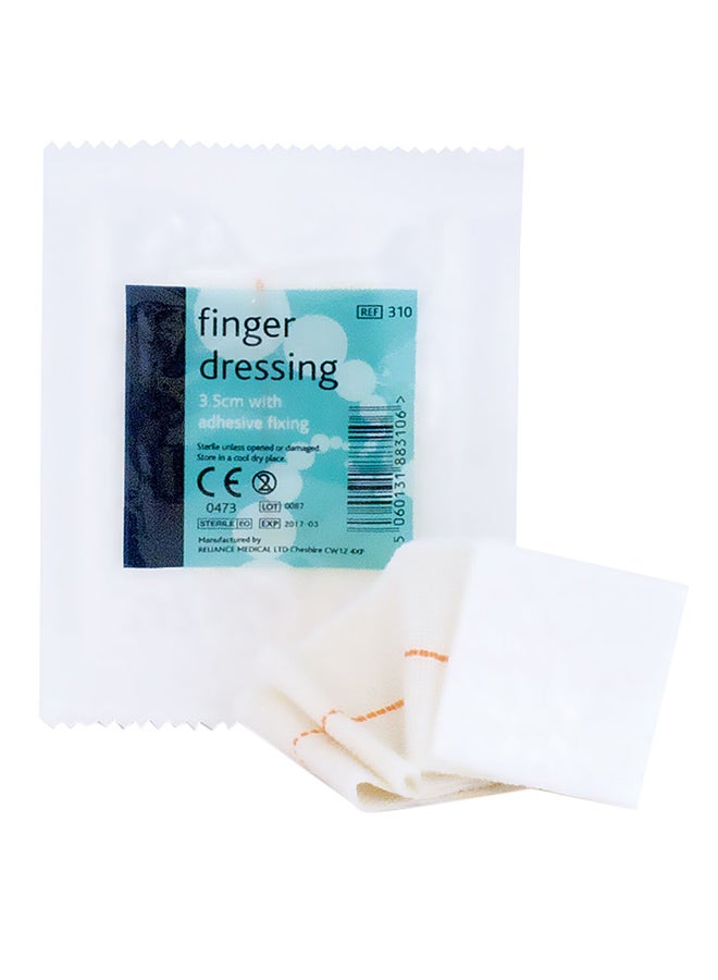 Finger Dressing With Adhesive Fix