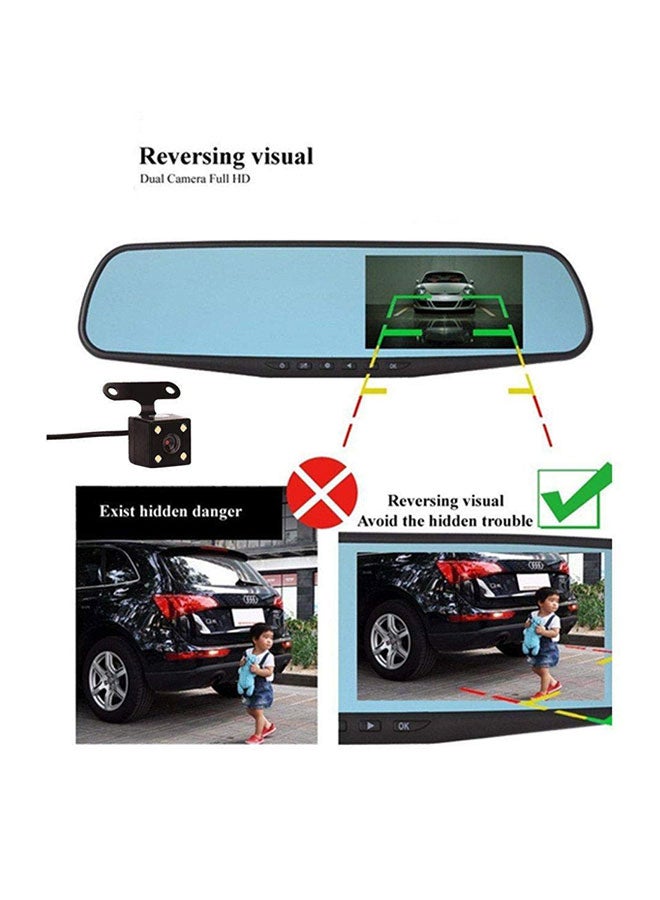 مسجل فيديو الخاص بمرآة الرؤية الخلفية لكاميرا DVR - Image 3