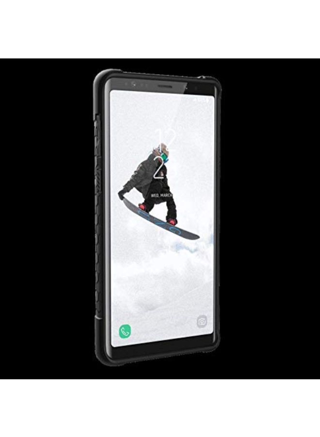 UAG - Monarch Series Compatible Hard Back Cover Case For Samsung Galaxy Note 9 Black/Red - Image 1
