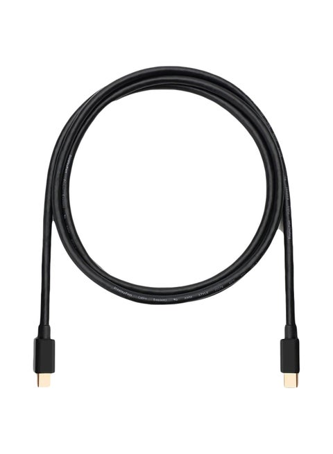 Thunderbolt Mini DisplayPort DP To Mini Display Port Conversion Cable Black