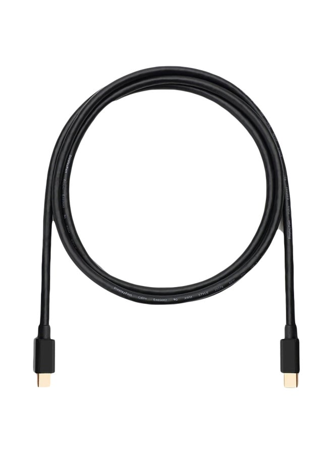 Thunderbolt Mini DisplayPort DP To Mini Display Port Conversion Cable Black