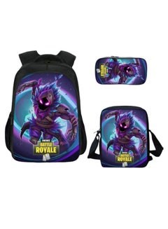 FORTNITE 3-Piece 3D Print Insulated Lunch Backpack Set Multicolour  - Image 1