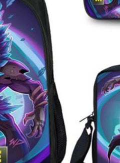 FORTNITE 3-Piece 3D Print Insulated Lunch Backpack Set Multicolour  - Image 3