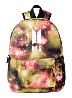 BTS Bangtan Printed School Backpack Multicolour  - Image 1