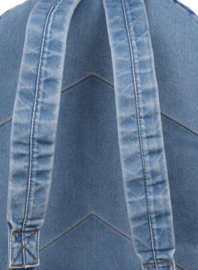 BTS Cowboy Collage Style Retro Backpack Blue  - Image 3