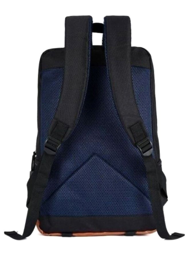 Multifunctional Travel Laptop Backpack 17-Inch Black/Brown - Image 2