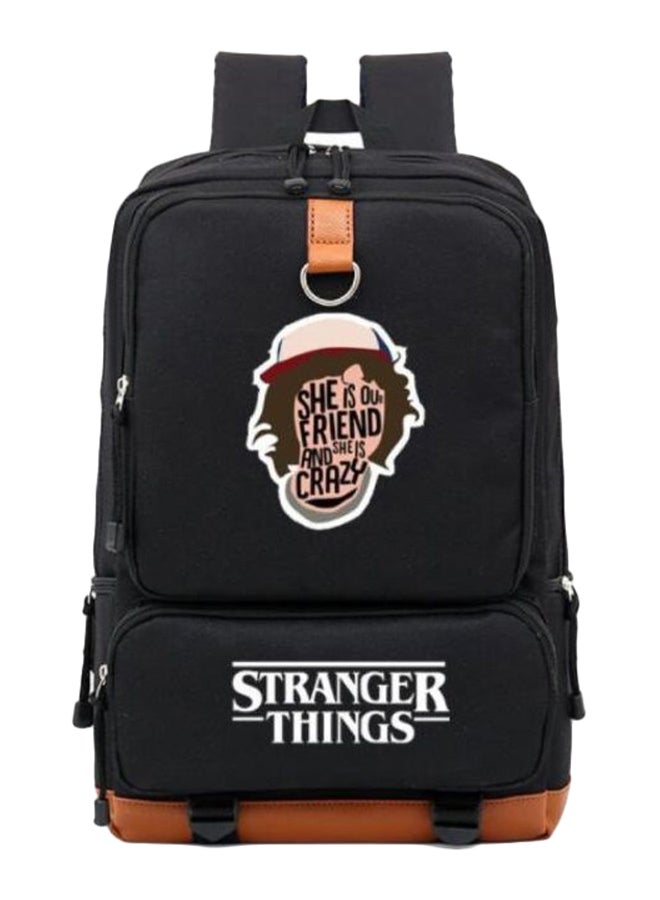 Stranger Things Series Rucksack Backpack Black/Brown - Image 1