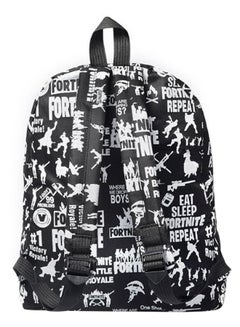 Floral Fashion Casual School Backpack Black/White - v1566321413/N29148462A_2