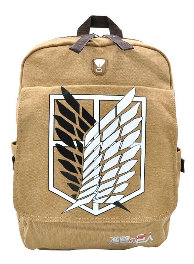 Generic Attack On Titan Cosplay Backpack Khaki  - Image 1
