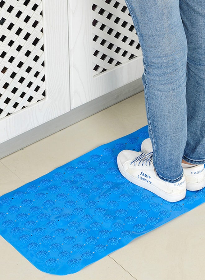 Generic 1-Piece Anti-Skidding Doormat Blue M 