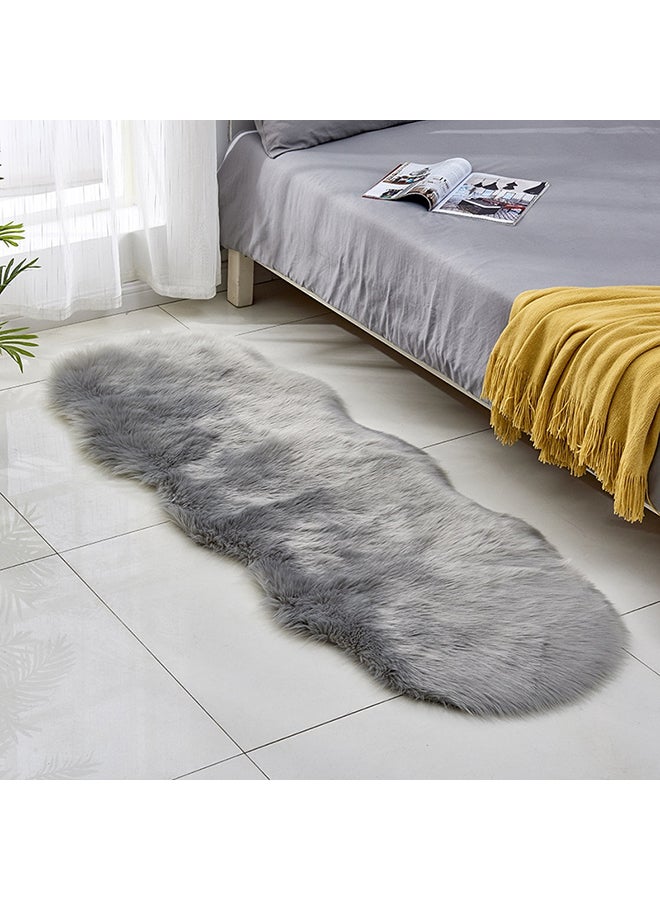 ماركة غير محددة - سجادة للأرضيات الناعمة مانعة للانزلاق رمادي One Size - Image 1