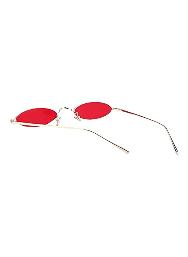 Fashion UV Protection Oval Frame Sunglasses - Image 2